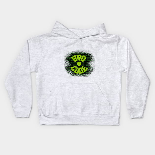 BRO CODE Kids Hoodie by NEOS93